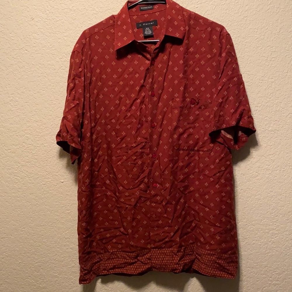 Vintage Style Print Shirt